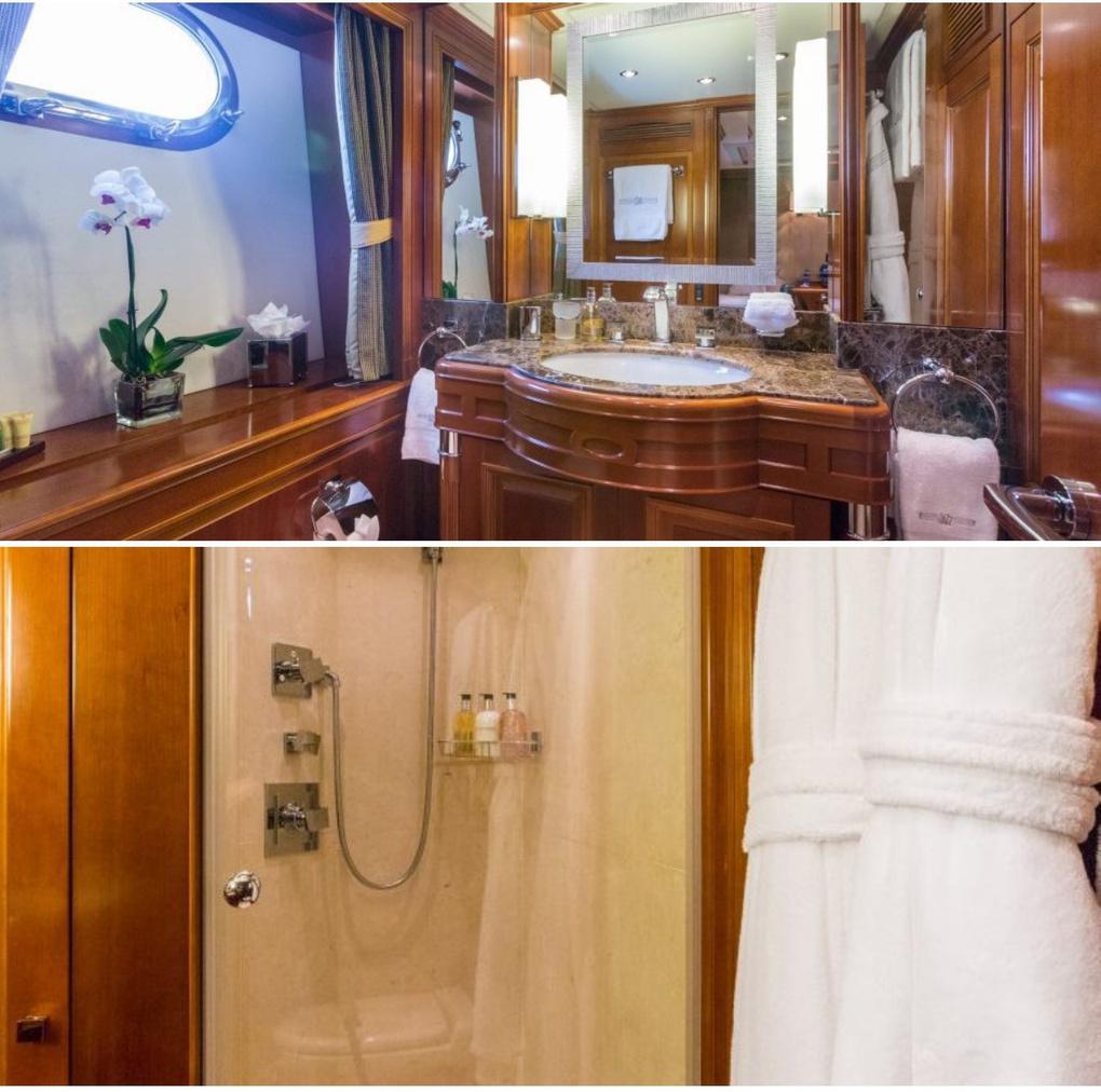 110ft yacht bedroom